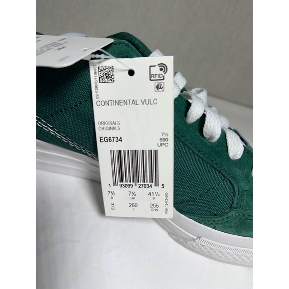 Adidas Continental 80 Green Mens Size 8 - Picture 7 of 11